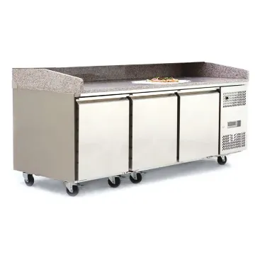 Picture of Atosa EPF3485GR 3 Door Pizza Counter Fridge 485 Litres