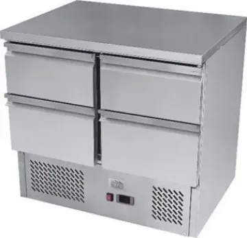 Picture of Ice-A-Cool ICE3820GR 2 Door 4 Drawers Undercounter Refrigerator 300 Litres