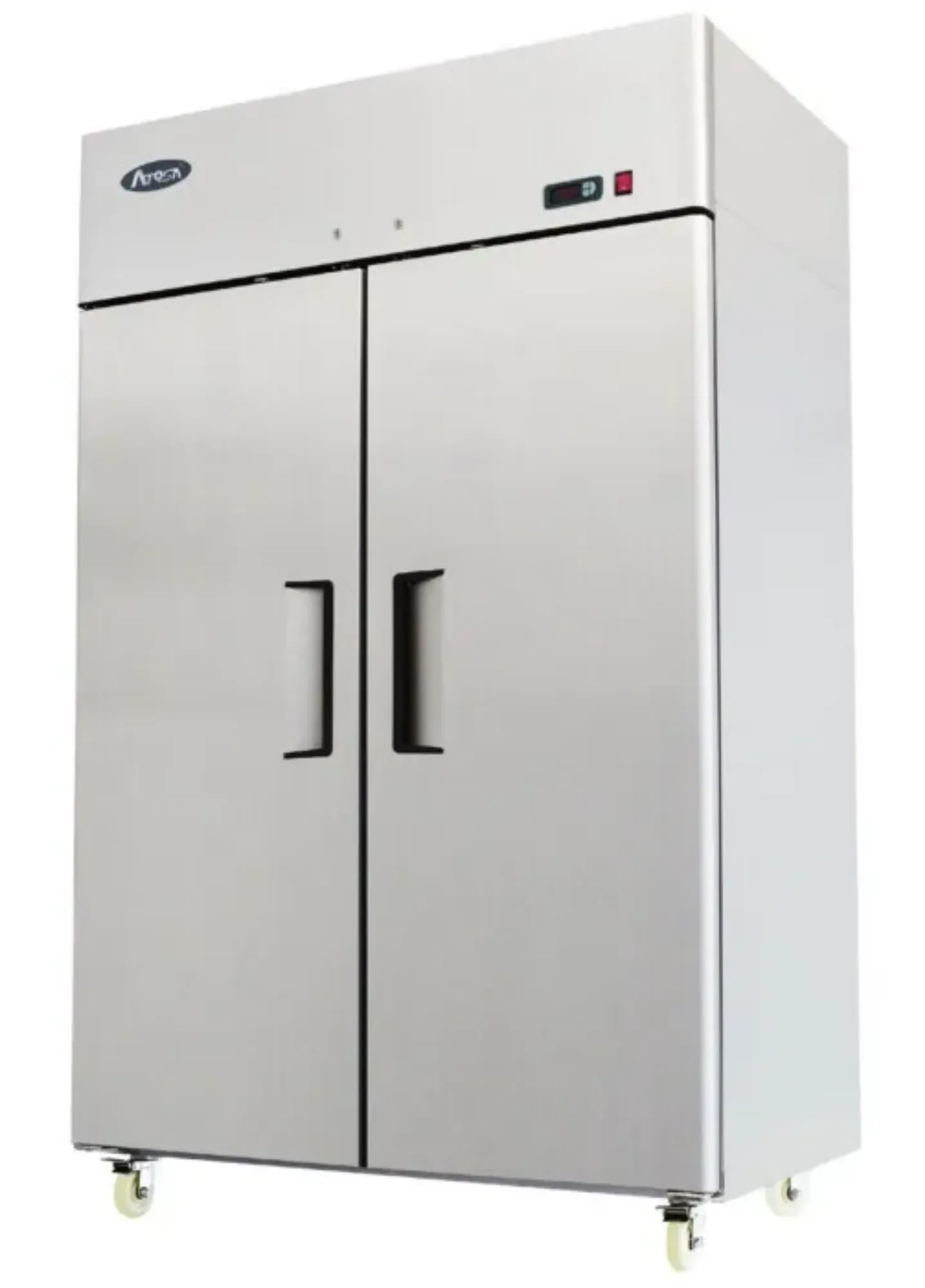 Picture of Atosa MBF8117HD Top Mounted Upright Double Door 2/1 Gastrorm Refrigerator 1300 Litres