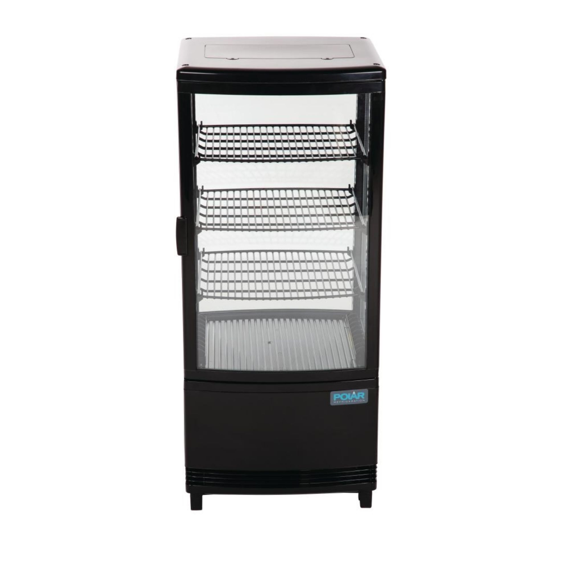 Picture of Polar C-Series Energy Efficient Curved Door Display Fridge Black 86Ltr