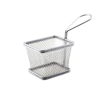 Picture of Serving Fry Basket Rectangular 12.5 X 10 X 8.5cm - Pack of 6