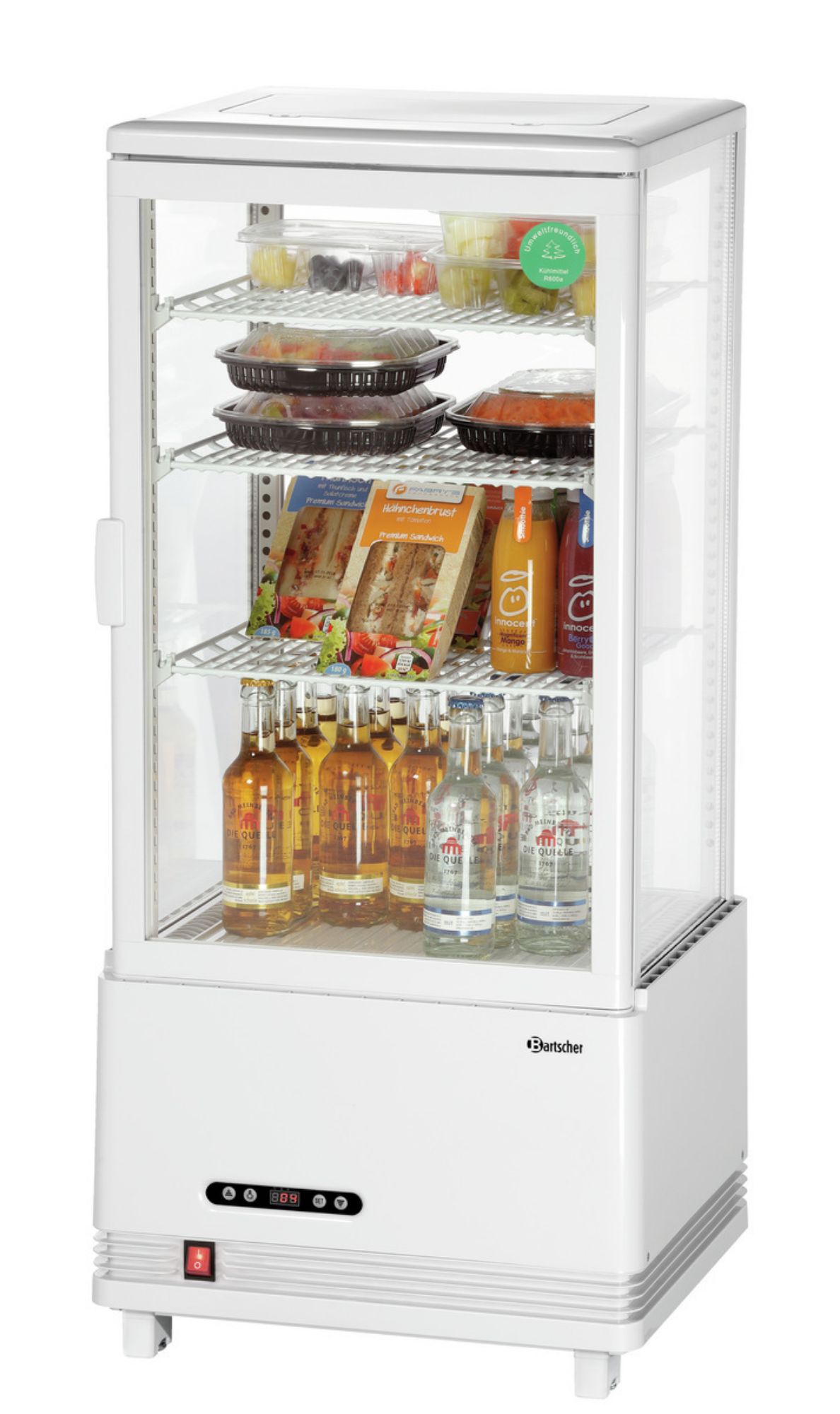 Picture of Bartscher Mini refrigerated showcase 78L-WE/L