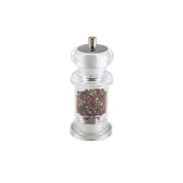 Picture of GenWare Clear Combi Pepper Grinder/ Salt Shaker - Pack of 12