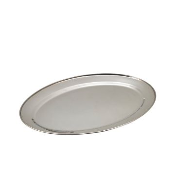 Picture of GenWare Stainless Steel Oval Flat 46cm/ 18"