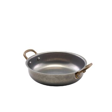 Picture of GenWare Vintage Steel Round Dish 15.5 x 4cm - Pack of 6