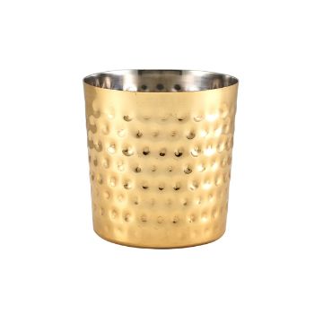 Picture of GenWare Gold Plated Hammered Serving Cup 8.5 x 8.5cm