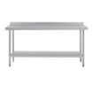 Picture of Vogue Stainless Steel Prep Table with Upstand 1800mm