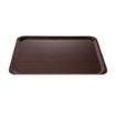 Picture of Cambro Capri Laminate Canteen Tray Mahogany 460mm - U417