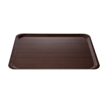 Picture of Cambro Capri Laminate Canteen Tray Mahogany 460mm
