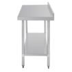 Picture of Vogue Stainless Steel Prep Table with Upstand 1800mm