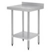 Picture of Vogue Stainless Steel Prep Table with Upstand 600mm