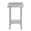 Picture of Vogue Stainless Steel Prep Table with Upstand 600mm