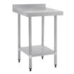 Picture of Vogue Stainless Steel Prep Table with Upstand 600mm