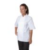 Picture of Whites Boston Unisex Short Sleeve Chefs Jacket White Medium (5 Pack)