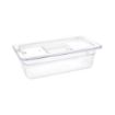 Picture of Vogue Polycarbonate 1/3 Gastronorm Container 100mm Clear