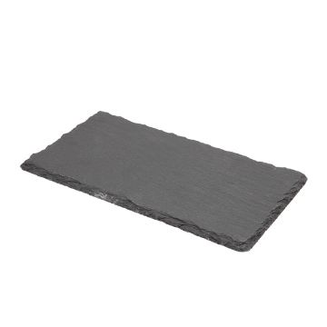 Picture of Genware Natural Edge Slate Platter 30 X 20cm - Pack of 6