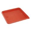 Picture of Hygiplas Square Food Storage Container Lid Red Large