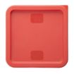 Picture of Hygiplas Square Food Storage Container Lid Red Large
