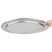 Picture of Olympia Stainless Steel Oval Serving Tray 550mm
