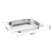 Picture of Vogue Stainless Steel 1/2 Gastronorm Tray 40mm
