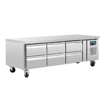 Picture of Polar U-Series Six Drawer Chef Base Counter Fridge