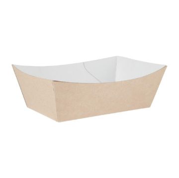 Picture of Colpac Compostable Kraft Food Trays Small 124mm (500 pack)
