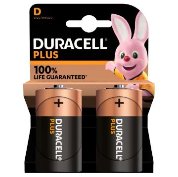 Picture of DuracellPlus D Batteries (2 Pack)