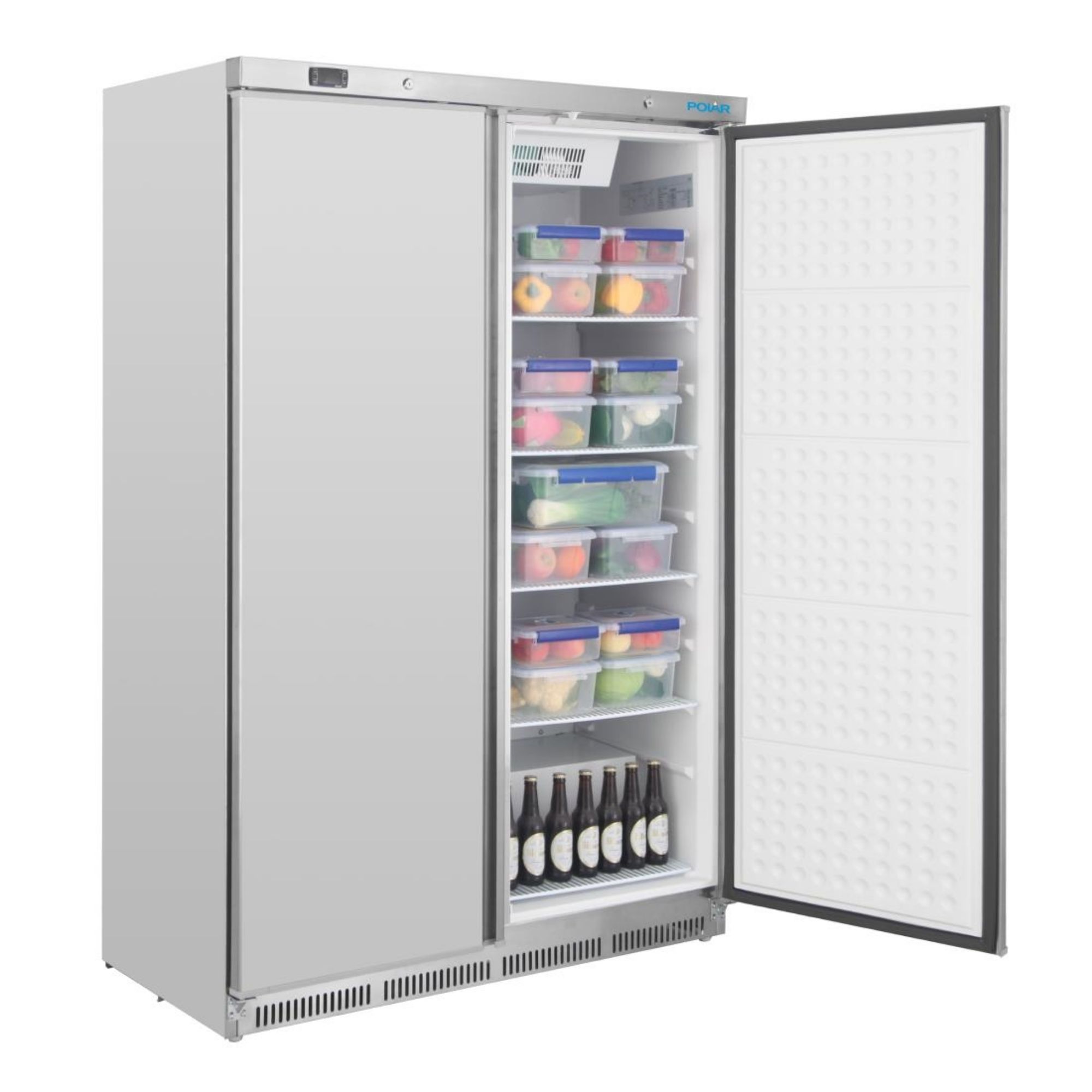 Picture of Polar C-Series Double Door Fridge Stainless Steel