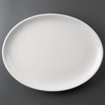 Picture of Olympia Athena Oval Coupe Plates 305x241mm (6 Pack)