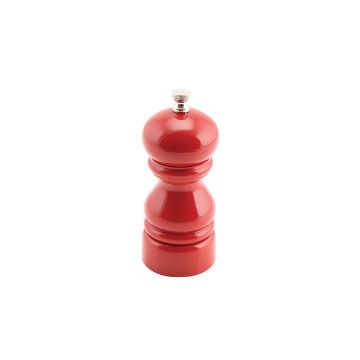 Picture of Genware Salt Or Pepper Grinder Red 12.7cm - Pack of 6