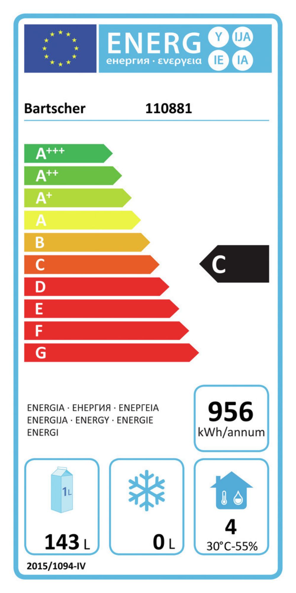 Picture of Bartscher Refrigerated counter T2