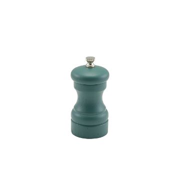 Picture of Olive Green Wooden Salt/ Pepper Grinder 10cm - Pack of 6