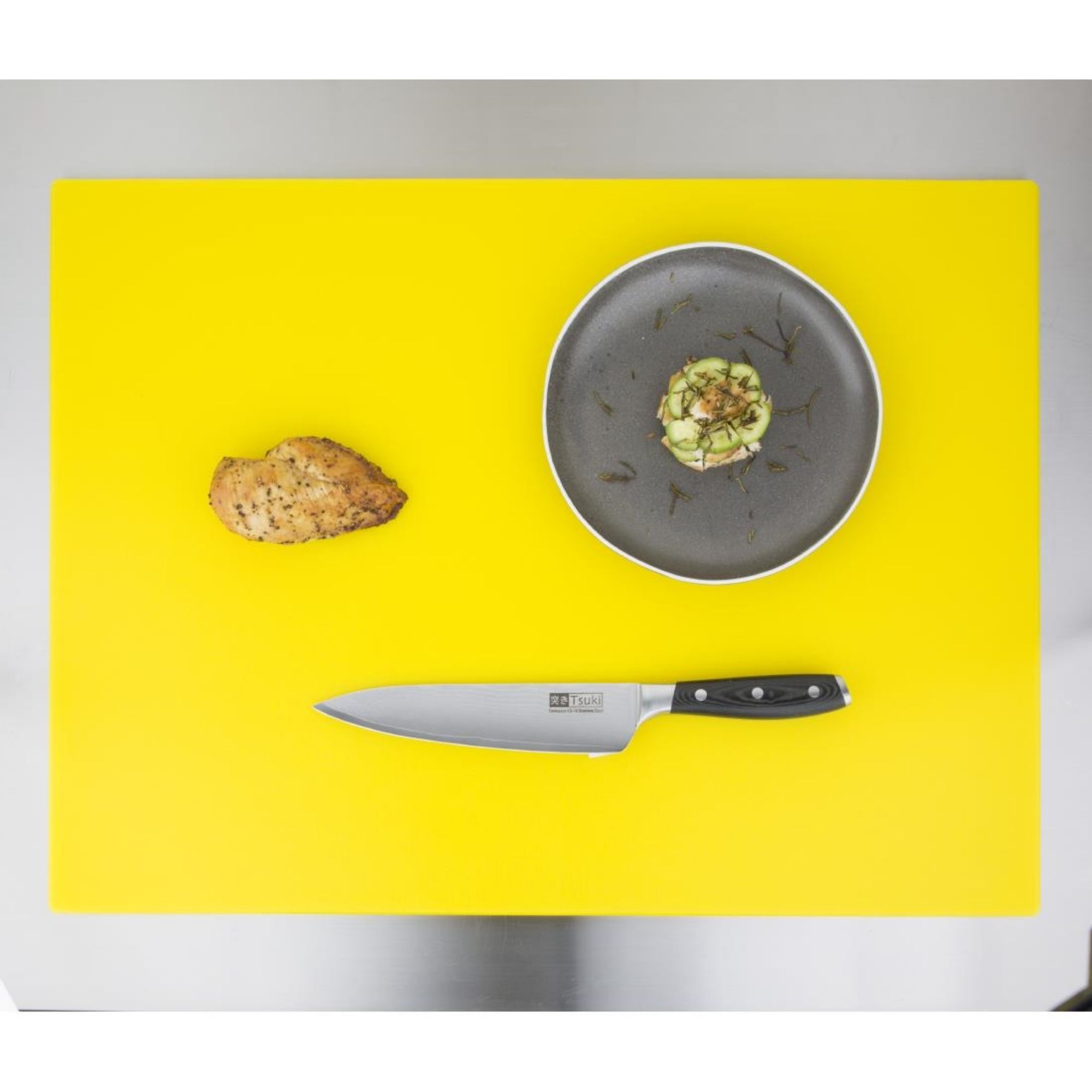 Picture of Hygiplas Low Density Yellow Chopping Board Large 600x450x10mm