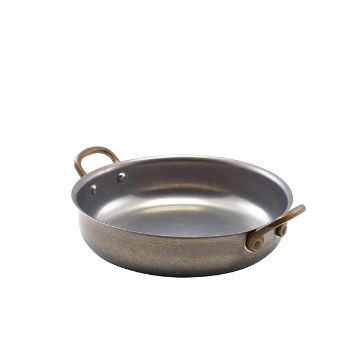 Picture of GenWare Vintage Steel Round Dish 18.5 x 4.5cm - Pack of 6