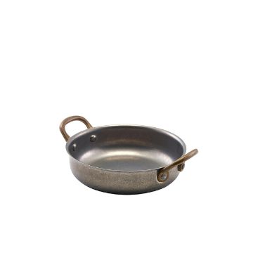 Picture of GenWare Vintage Steel Round Dish 13.5 x 3.75cm - Pack of 6