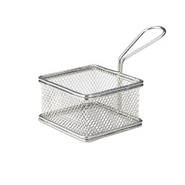 Picture of Serving Fry Basket Square 9.5X9.5X6cm - Pack of 6