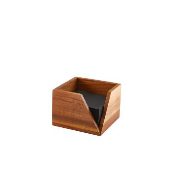 Picture of GenWare Acacia Wood Serviette Holder 14 x 10cm