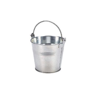 Picture of Galvanised Steel Serving Bucket 10cm Dia - Pack of 12