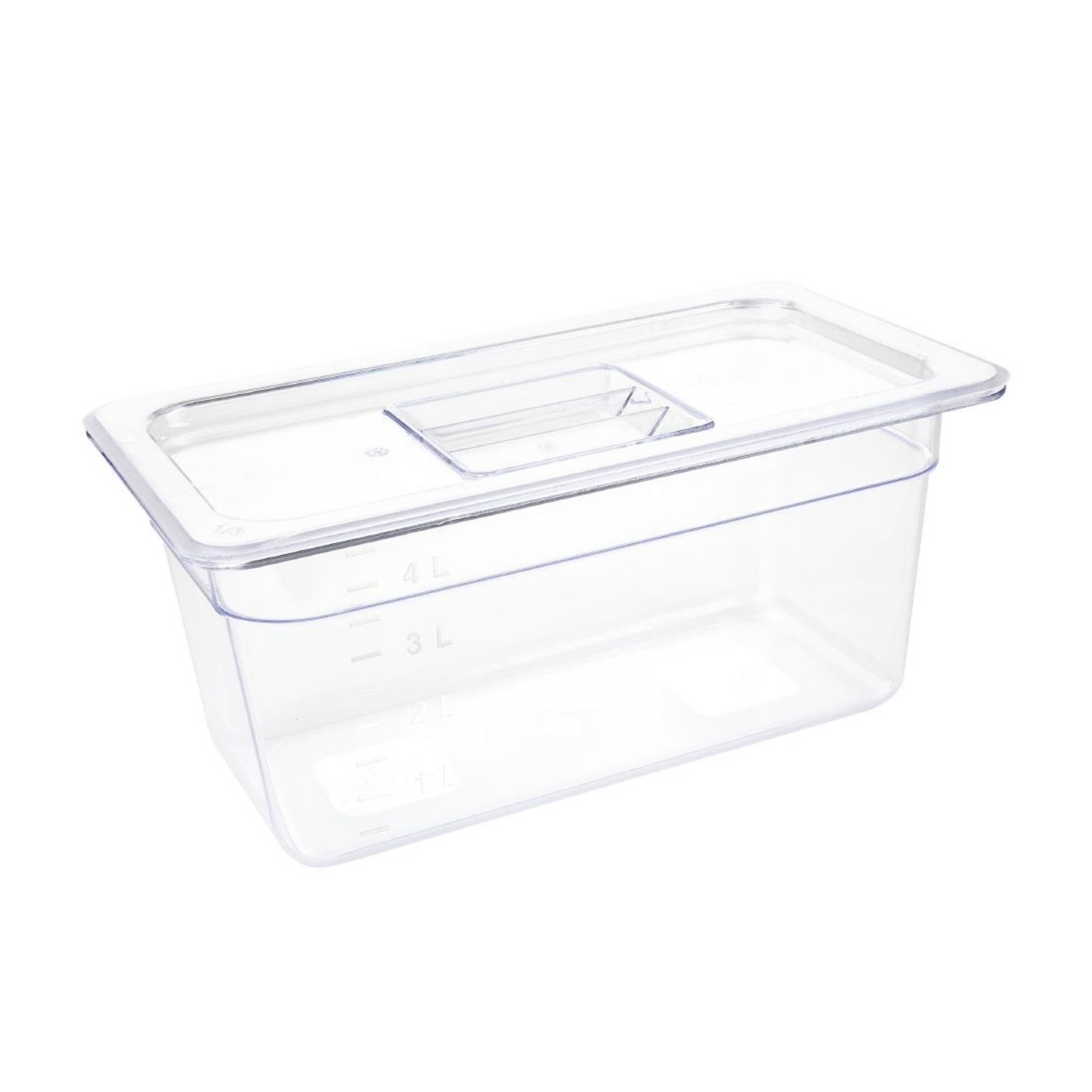 Picture of Vogue Polycarbonate 1/3 Gastronorm Container 150mm Clear