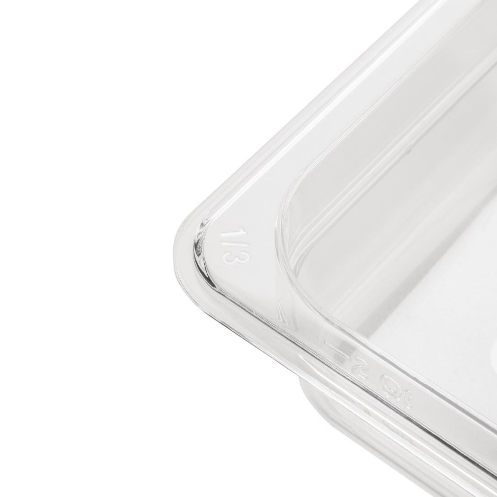 Picture of Vogue Polycarbonate 1/3 Gastronorm Container 150mm Clear