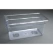 Picture of Vogue Polycarbonate 1/3 Gastronorm Container 150mm Clear