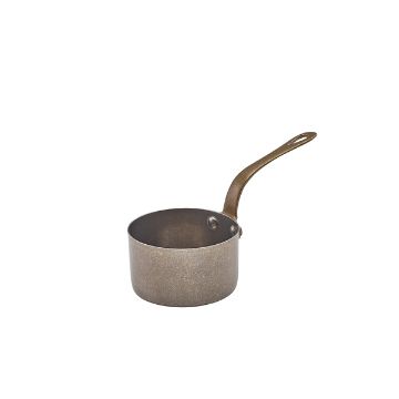 Picture of GenWare Vintage Steel Mini Sauce Pan 7.8 x 4.5cm - Pack of 6
