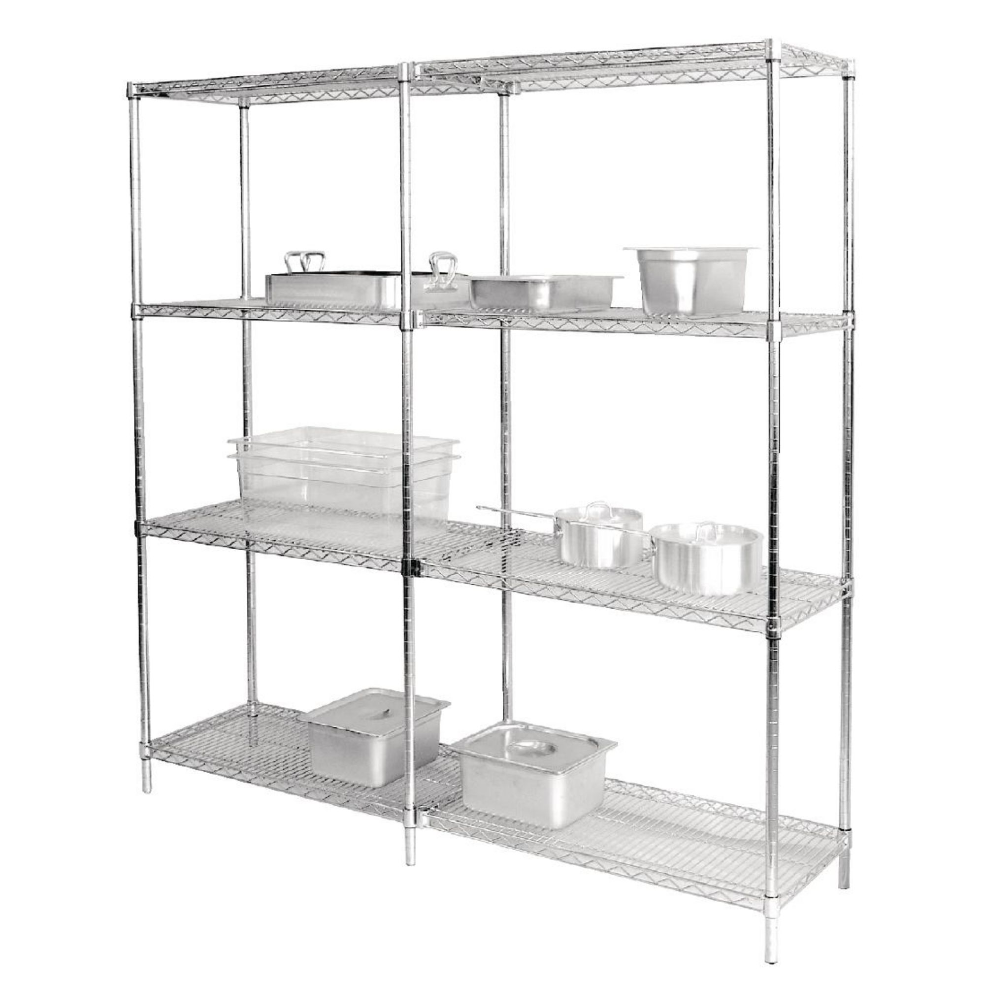 Picture of Vogue Chrome Wire Shelves 1220x610mm (2 pack)
