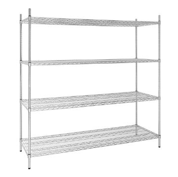 Picture of Vogue 4 Tier Wire Shelving Kit 1830x610mm