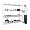 Picture of Vogue 4 Tier Wire Shelving Kit 1830x610mm
