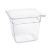 Picture of Vogue Polycarbonate 1/6 Gastronorm Container 150mm Clear