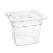 Picture of Vogue Polycarbonate 1/6 Gastronorm Container 150mm Clear