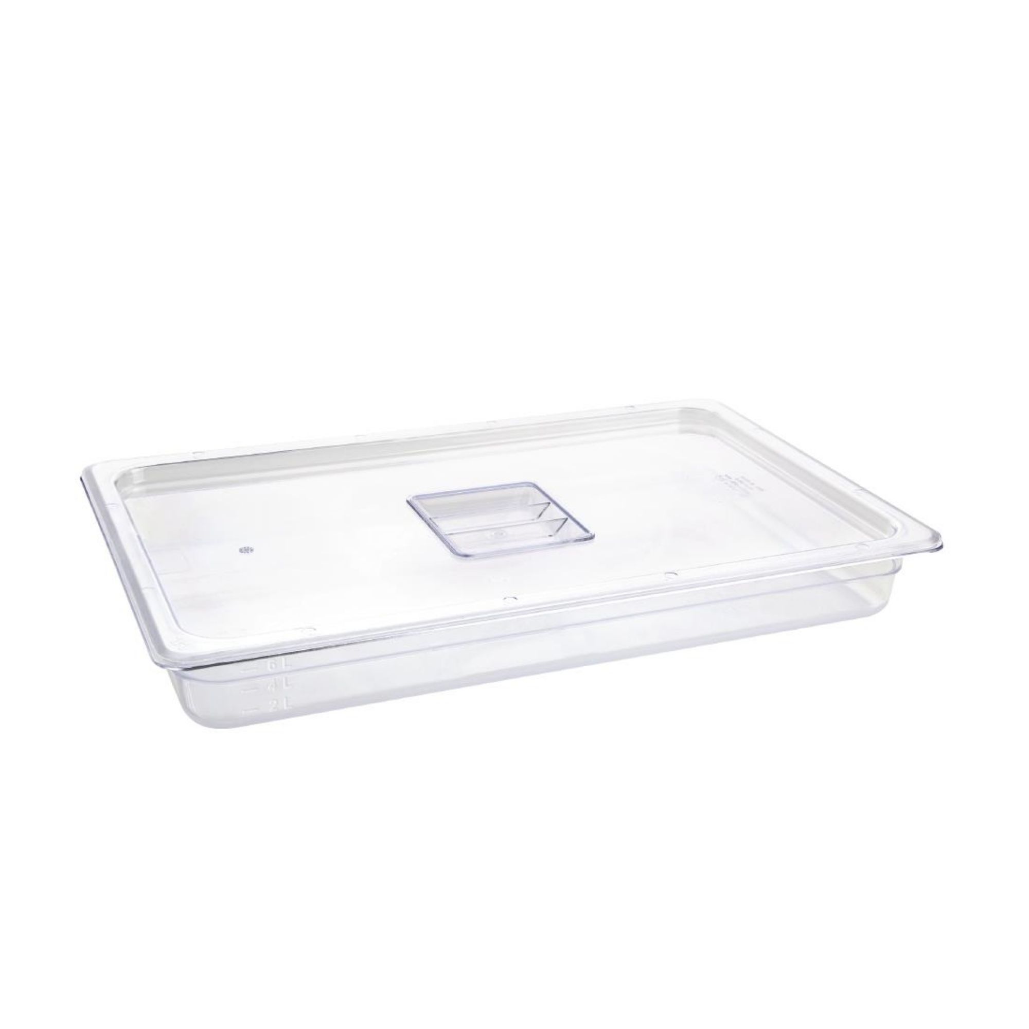 Picture of Vogue Polycarbonate 1/1 Gastronorm Container 65mm Clear