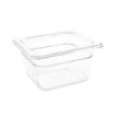 Picture of Vogue Polycarbonate 1/6 Gastronorm Container 100mm Clear