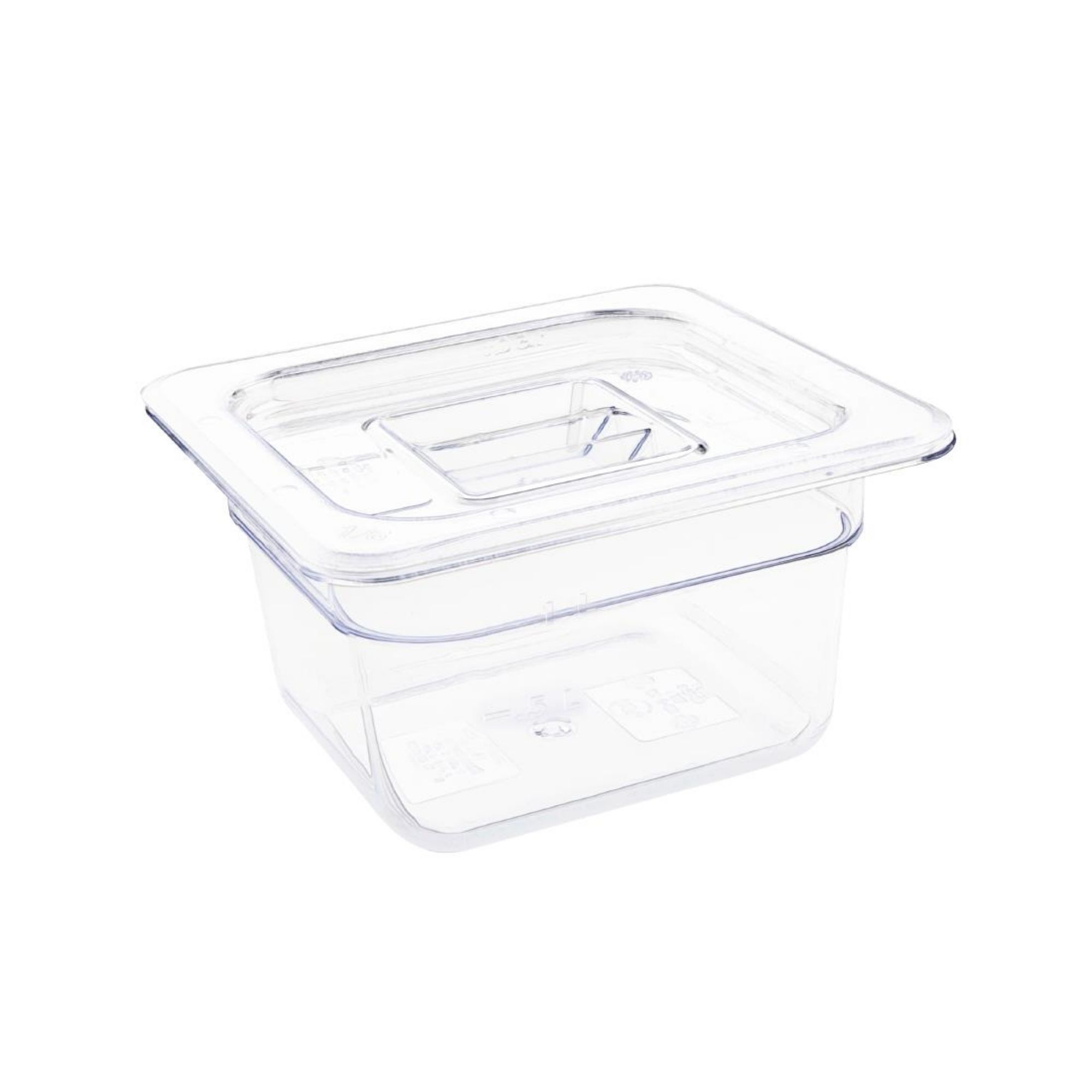 Picture of Vogue Polycarbonate 1/6 Gastronorm Container 100mm Clear